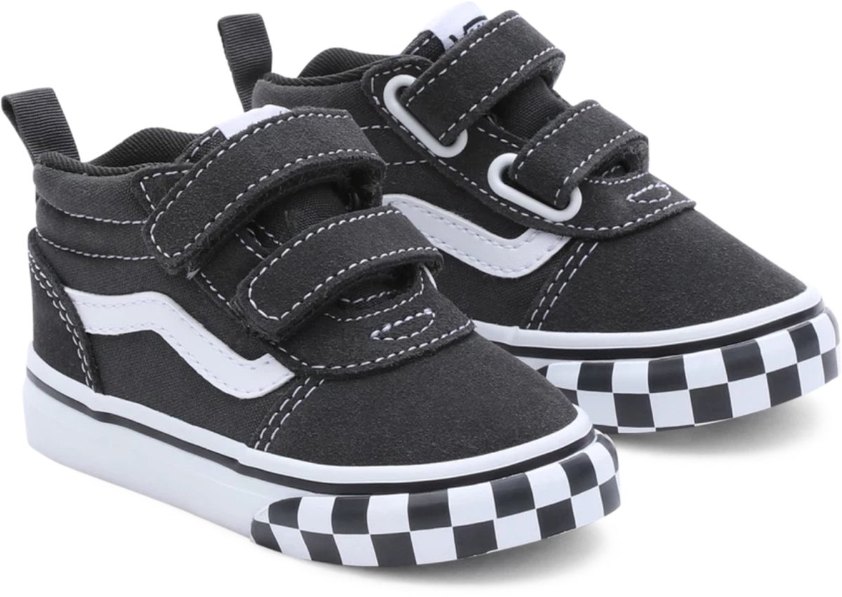 Vans Ward Mid V Check Bumper Unexplored Grijs