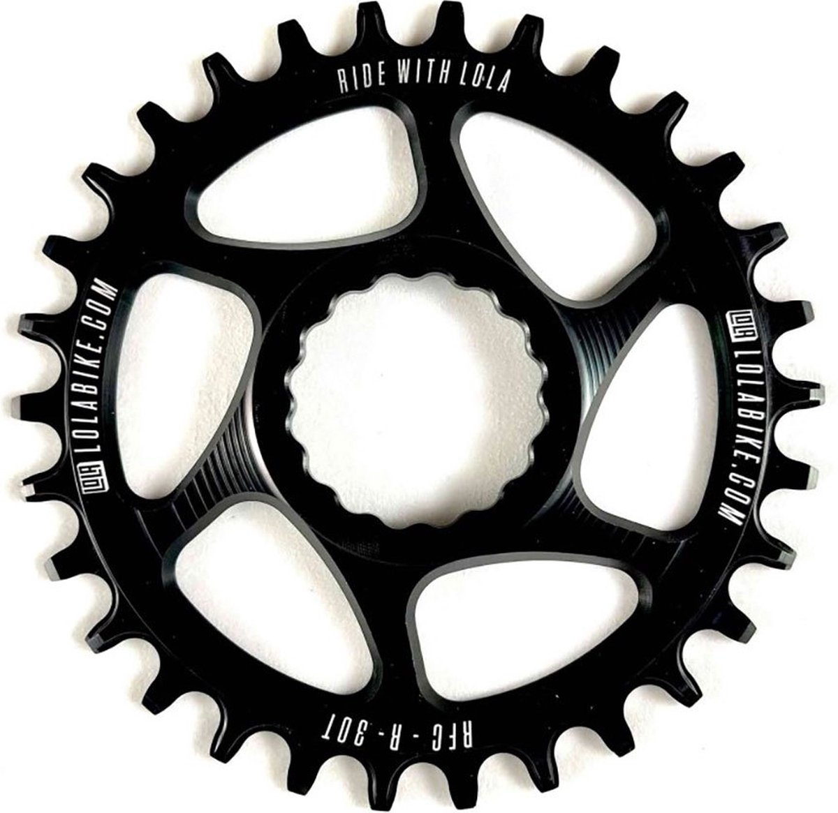 Lola Race Face Dm Kettingblad Zwart 30t