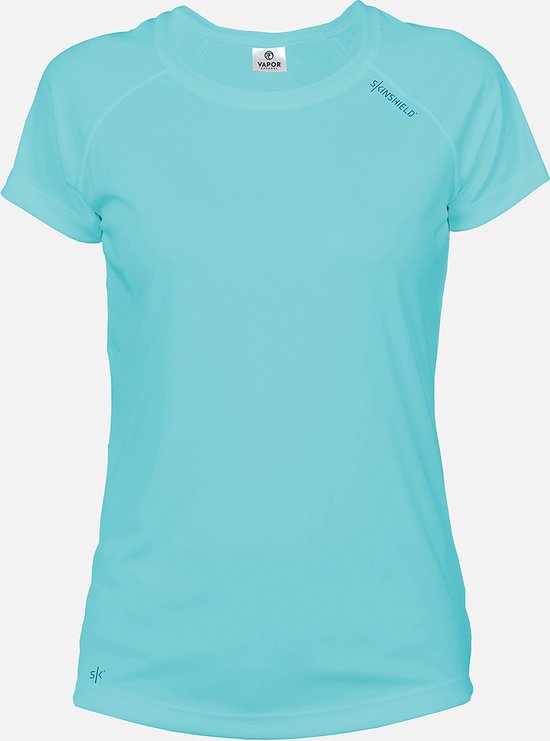 SKINSHIELD - UV Shirt met korte mouwen voor dames - FACTOR50+ Zonbescherming - UV werend - XL