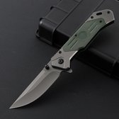 Couteau de poche - Army Green - Survie - Couteau Plein air - Couteau de poche - Rasoir - Robuste - Couteau de chasse - Camping - 22 cm - Astuce cadeau