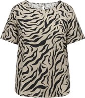 ONLY CARMAKOMA CARNOVA LIFE SS TOP Dames Top - Maat 44