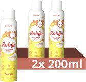 Robijn Zwitsal Dry Wash Spray - 2 x 200 ml - Voordeelverpakking