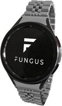 Fungus - Smartwatch bandje - Geschikt voor Samsung Galaxy Watch 6, Watch 5 (Pro), Watch 4 - Metaal - Zilver