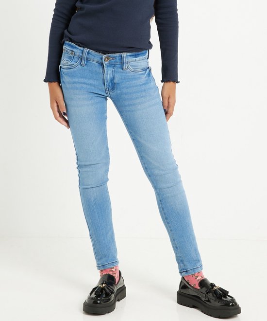 Filles / Enfants Europe Kids Skinny Fit Stretch Jeans (moyen) Blauw En Taille 134