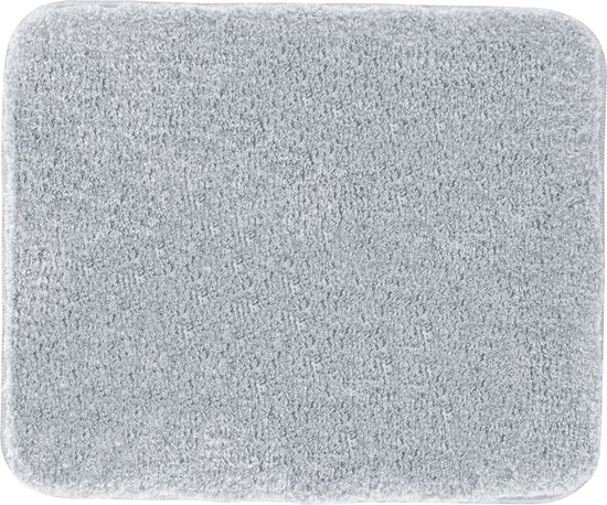 GrundHome-Melange-50x80cm-Zilver-Sanitair-Badmat-100% Polyacryl Ultrasoft-Badmatten-Polyacryl-Ultrasoft-Douchemat