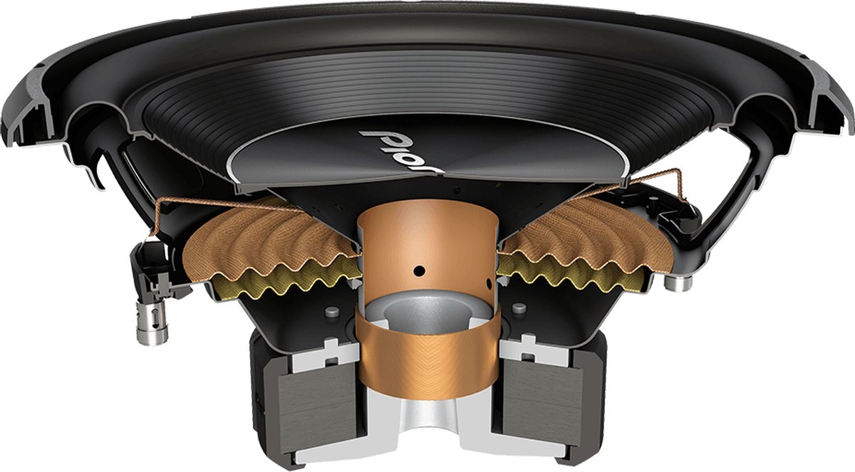 Pioneer TS-A300D4 Subwoofer - 12" Inch Autosubwoofer - met Duale 4-ohm Spreekspoel - 1500 W - 30 cm – foto 3