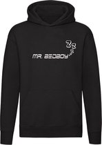 Mr. Bedboy Hoodie - slapen - moe - woordgrap - humor - grappig - unisex - trui - sweater - capuchon