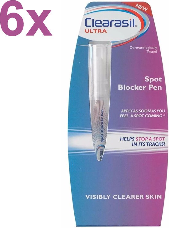 Foto: Clearasil ultra pimple spot blocker pen 6x 1 9ml voordeelverpakking