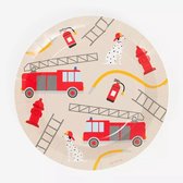 Kinderfeestje uitnodiging met brandweer thema