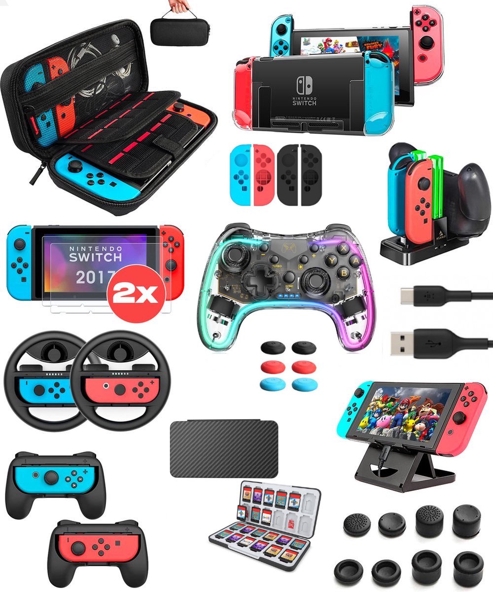 Ensemble d'accessoires AVA Nintendo Switch - Ensemble de sport Nintendo  Switch 