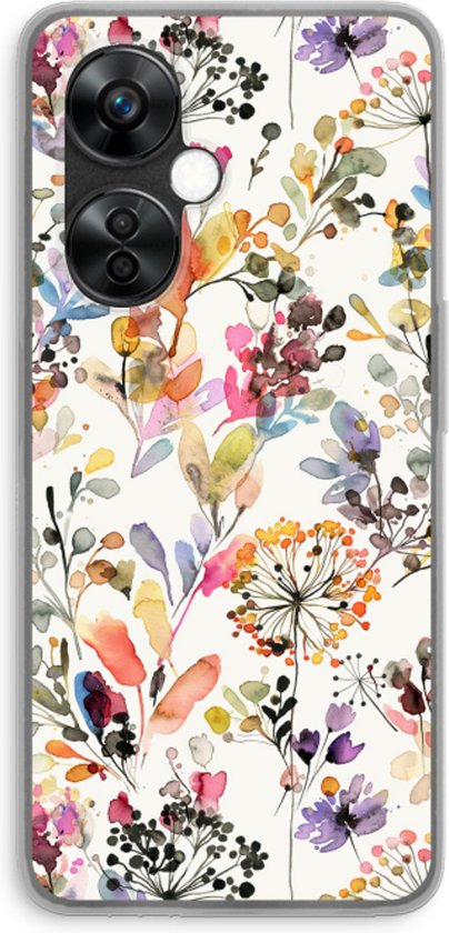 Case Company® - Hoesje geschikt voor OnePlus Nord CE 3 Lite hoesje - Wilde grassen - Soft Cover Telefoonhoesje - Bescherming aan alle Kanten en Schermrand