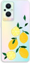 Case Company® - Hoesje geschikt voor Oppo Reno8 Lite 5G hoesje - You're my lemon - Soft Cover Telefoonhoesje - Bescherming aan alle Kanten en Schermrand