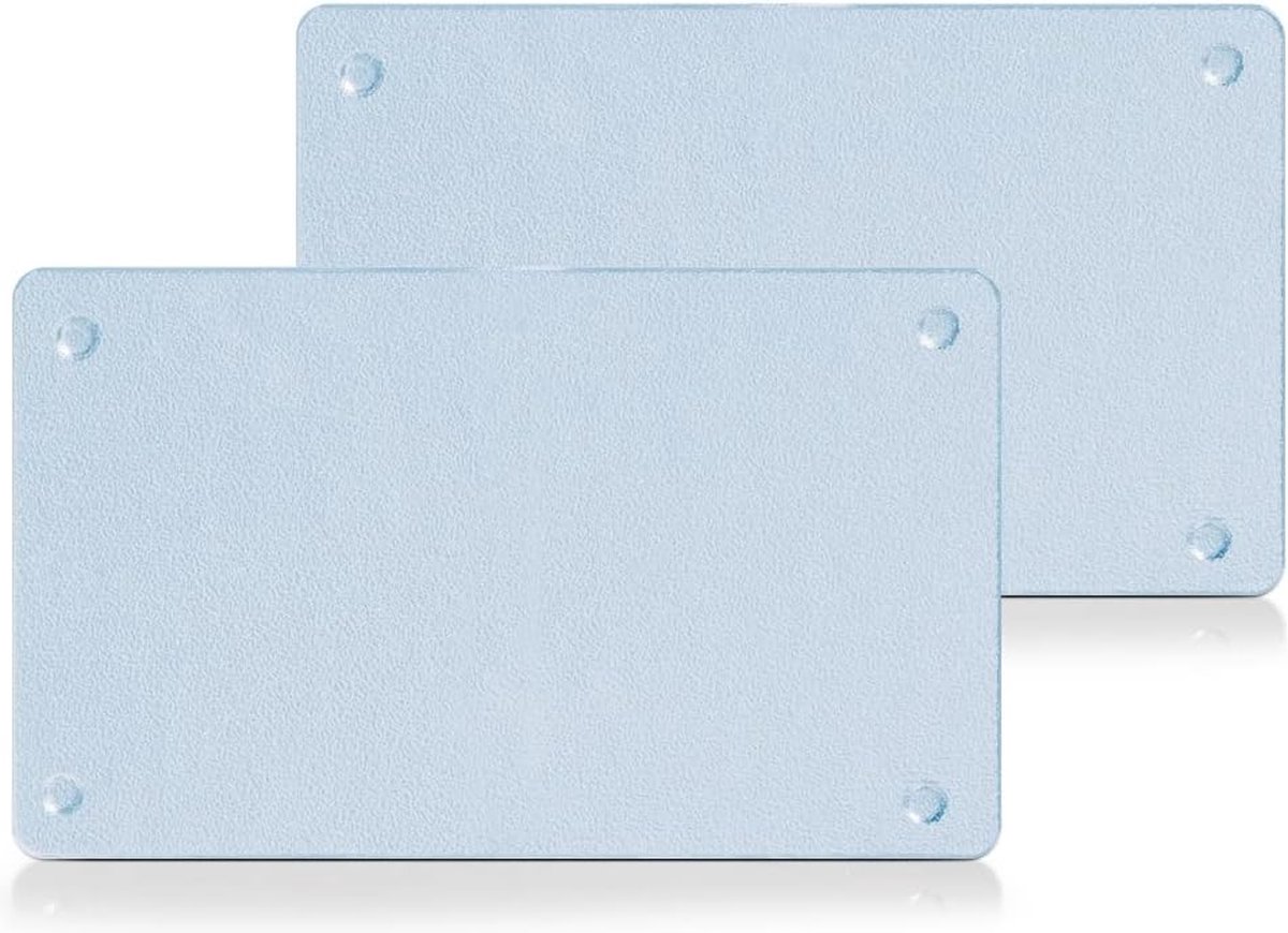 Glazen Snijplank, Set Van 2, 25x15x0,5 cm