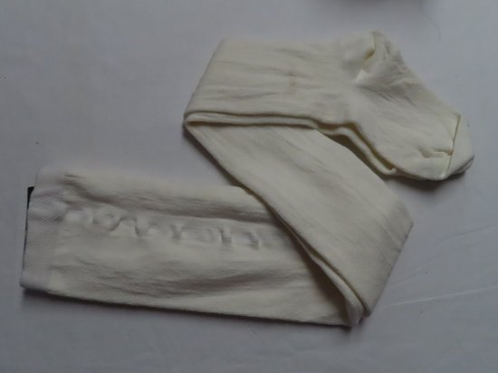 Collants - Bas - Collant - Fille - Crème - Uni - 7 / 8 ans 31 /33