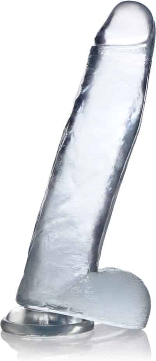 Jock C-Thru Transparante Dildo - 31 cm.