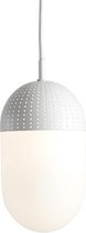 Woud - Dot Pendant L, White Metal