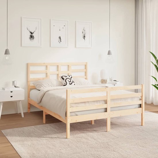 vidaXL Bedframe zonder matras 180x220 cm fluweel roze