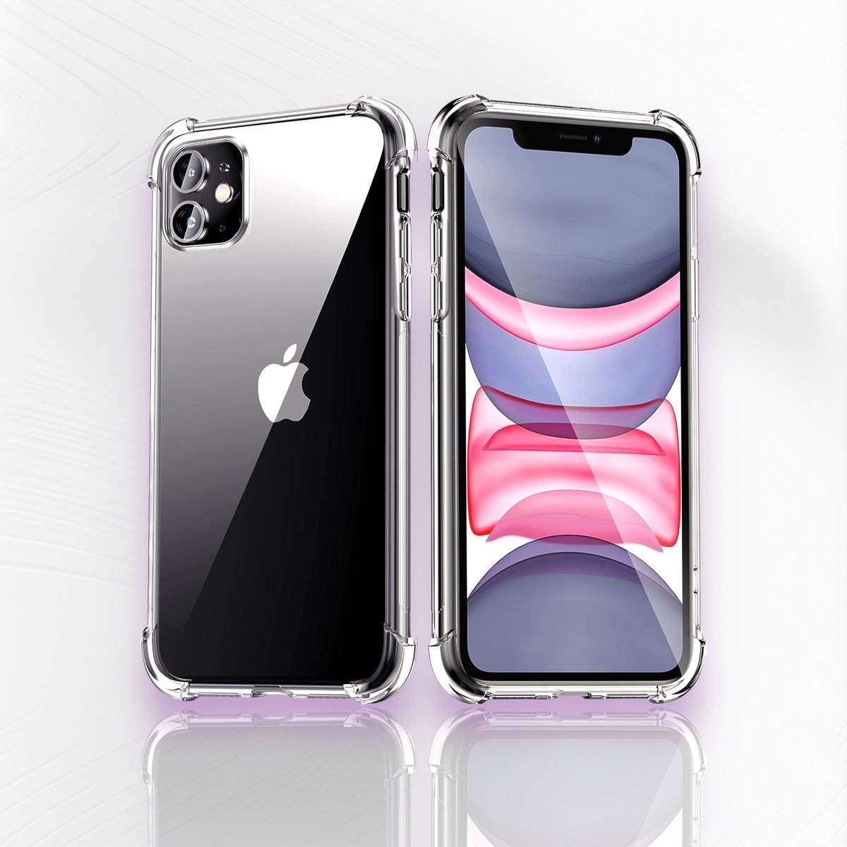 iPhone 11 Shockproof Hoesje - Ultieme Bescherming iPhone 11 Case - Luxe Transparante iPhone 11 Backcover