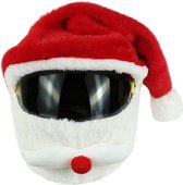 Santa Claus Kerstmuts - Helmcover - Motor - Scooter - Universeel - Accessoires