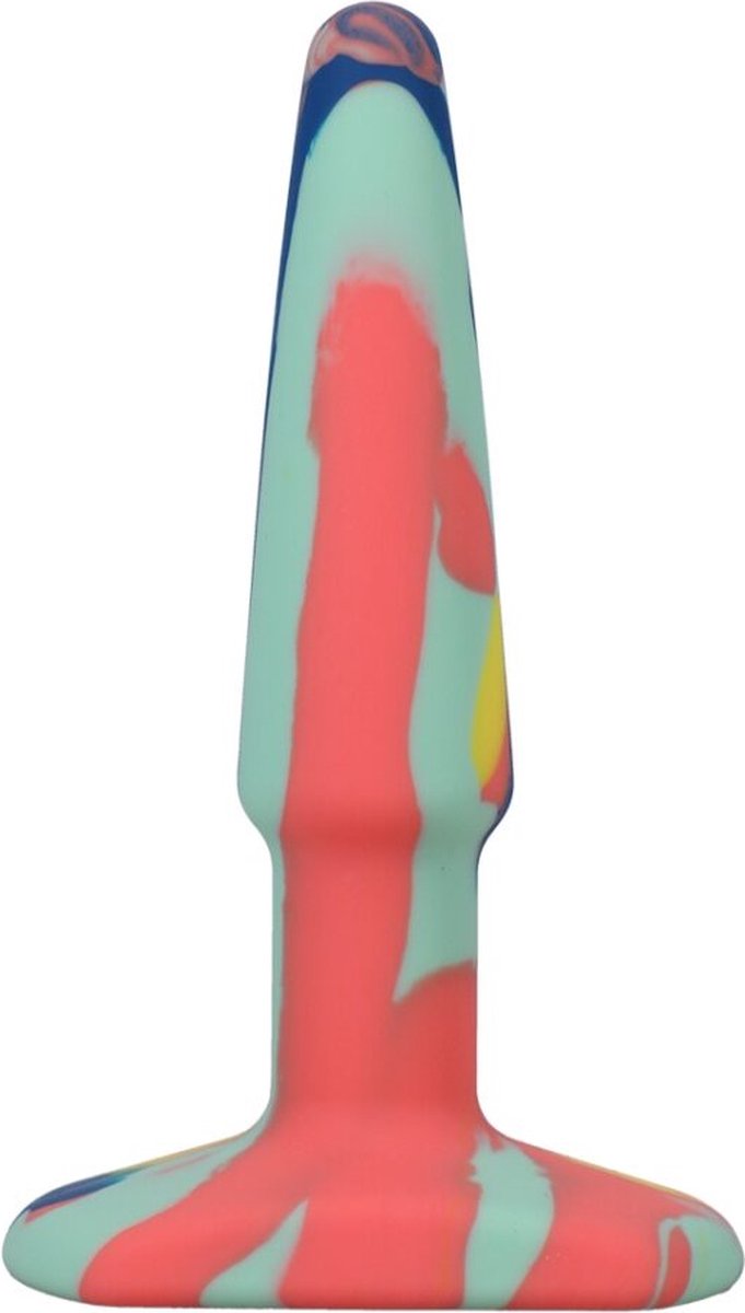 Goedkoopste Doc Johnson Groovy - Silicone Anal Plug - 4'' / 10 Cm - Sunrise