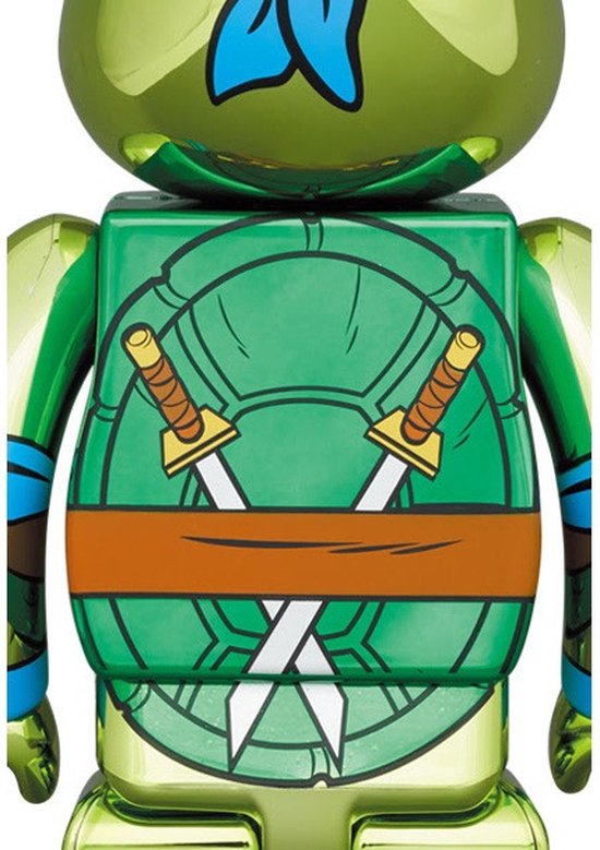 MEDICOM TOY - ベアブリック  Leonard ninja turtles 400%+100% BEARBRICK Ninja Turtles Leonardo 100%&400% BE@RBRICK Medicom