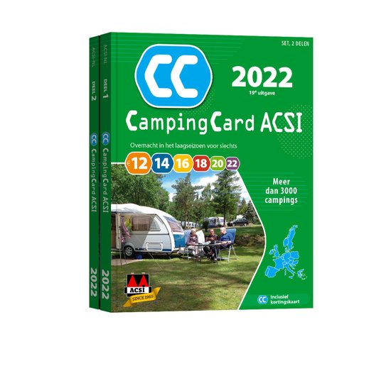 Omslag van ACSI Campinggids  -   CampingCard ACSI 2022 door Acsi