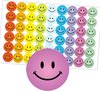 pastel smiley stickers