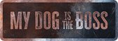 D&d Home - Waakbord - Hond - Waarschuwingsbord General 1 Engels 40x13x0,3cm Meerkleurig - 1st