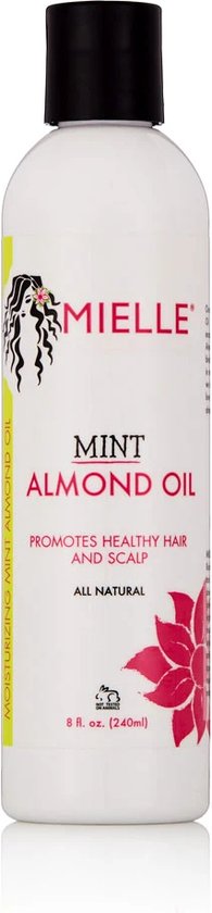 Vibrant Mielle Mint Almond Oil Scene in 4K Vibrant Mielle Mint Almond Oil Scene in 4K