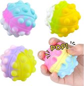 Fidget Poptrix Popper Ball 6,5cm - Random kleur - Fidget Toy - Speelgoed - Anti stress - Fidget Toys
