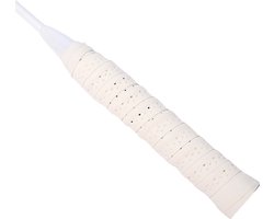 Hiden - Tennis Racket Grip Tape - Padel Racket - Padelracket - Padel grip - Squash racket - Squash grip - Badminton - Racket Tape - Sport accessoires - Wit