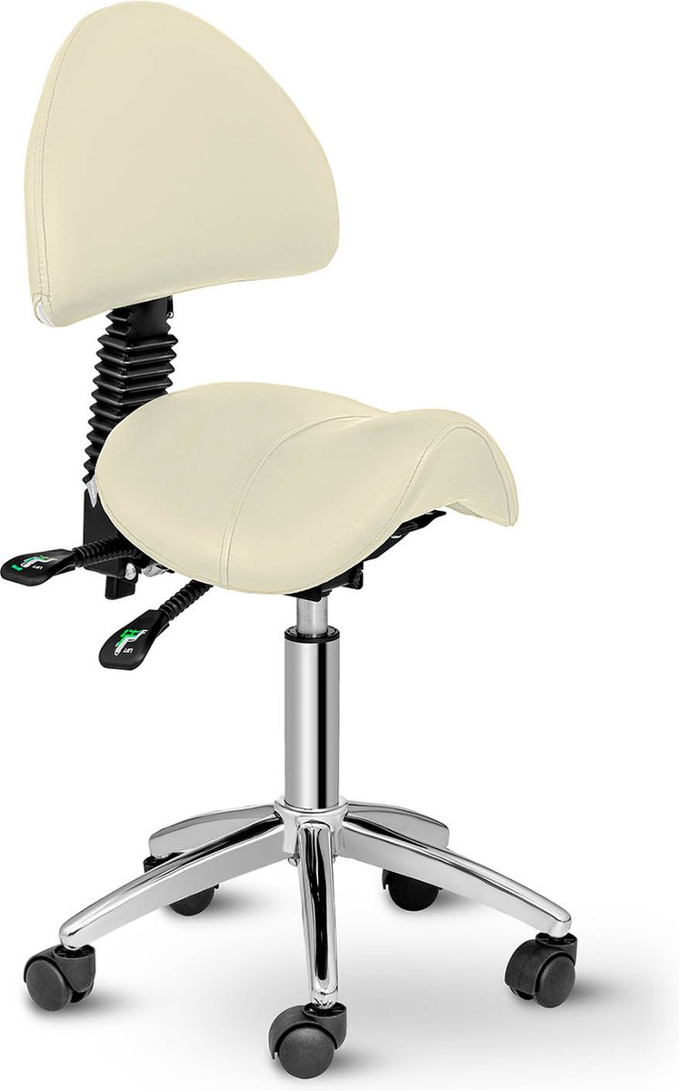 Goedkoopste physa - Zadelstoel - 550-690 mm - 150 kg - Beige