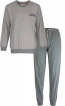 Paul Hopkins - Heren Pyjama - Geprint Dessin - 100% Katoen - Grijs - Maat M