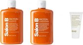 Salon B Duo Set - Protein Conditioner+ Shampoo + WILLEKEURIG Travel Size