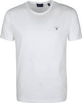 Gant - T-Shirt Original Wit - Heren - Maat XXL - Regular-fit