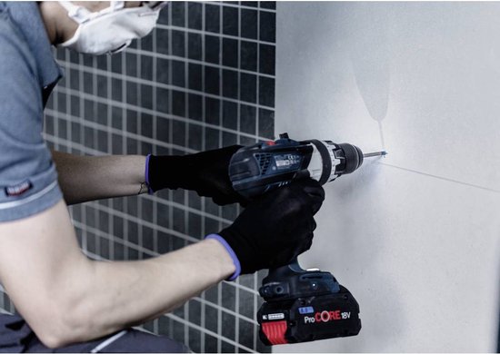 Bosch 5x EXPERT HEX-9 Hard Ceramic boorset (voor Hard Ceramic tegels, Zachte keramische tegels, 4,0, 5,0, 6,0, 8,0, 10,0 mm, Professional Accessoires Klopboormachine