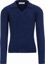 LOOXS 10sixteen 2331-5320-150 Meisjes Sweater/Vest - Maat 116 - Blauw van 50% RAYON 22% NYLON 28% POLYESTER