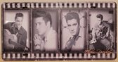 Elvis Presley filmstrip License plate wandbord van metaal METALEN-WANDBORD - MUURPLAAT - VINTAGE - RETRO - HORECA- BORD-WANDDECORATIE -TEKSTBORD - DECORATIEBORD - RECLAMEPLAAT - WANDPLAAT - NOSTALGIE -CAFE- BAR -MANCAVE- KROEG- MAN CAVE