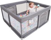 Baby box - Kruipbox voor Baby - Speelbox 127x127x68cm - Grijs