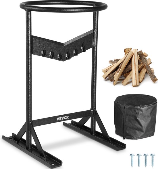 Hache Bushcraft Forgée Main, Acier Carbone, Fourreau Cuir, Neuve, UK