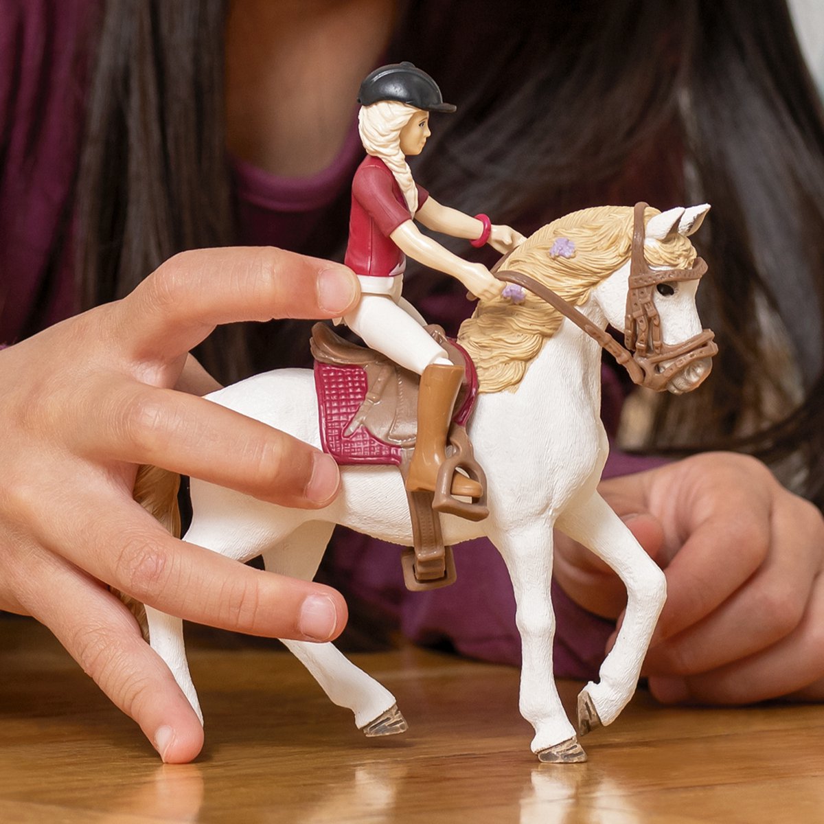 schleich HORSE CLUB Speelfigurenset - Sofia & Blossom - Kinderspeelgoed voor Jongens en Meisjes - vanaf 5 jaar - 42540 — afbeelding 6