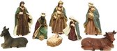 Statues de la Nativité/Statues de Noël Decoris - 8x pcs - jusqu'à 20 cm - polyrésine