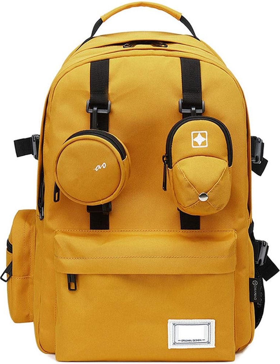 Schoolrugzak voor jongens in Oxford-stof, rugzak met print, schooltas voor kinderen, outdoor, reflecterende elementen