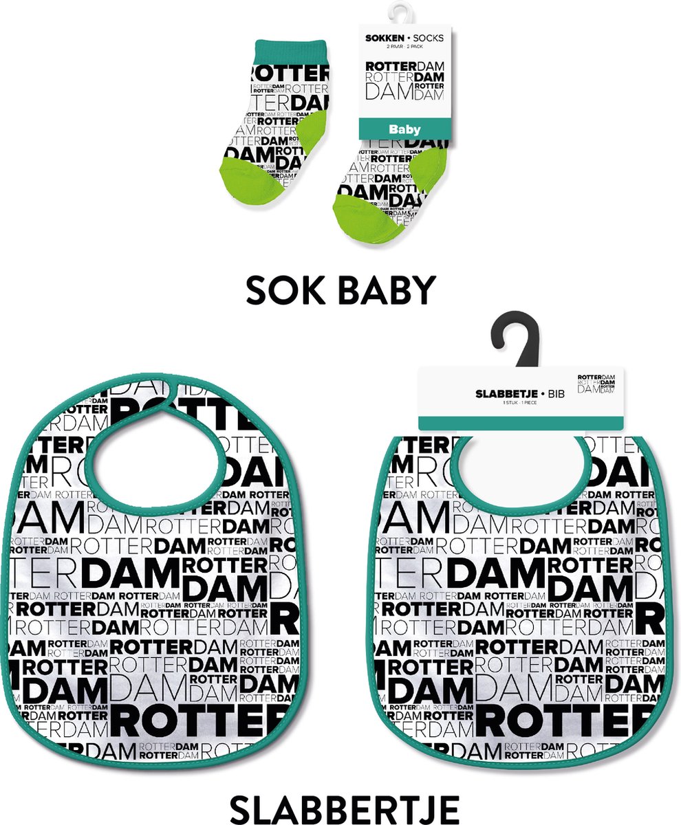 Slabbetjes en sokken met tekst - Baby cadeautjes en kraamcadeautjes - Rotterdam