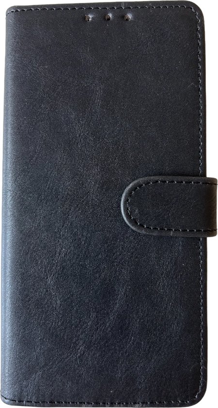 Étui portefeuille en cuir PU - Étui à rabat avec fonction de support - Étui de protection avec porte-cartes - Convient pour Samsung Galaxy A14 5G/4G - Zwart