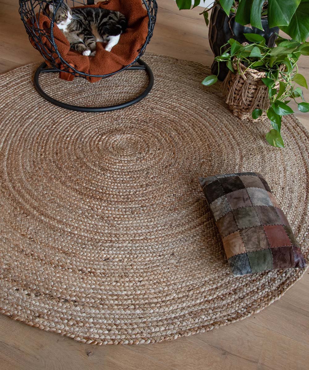 Jute kleden - woonaccessoire - woonkamer