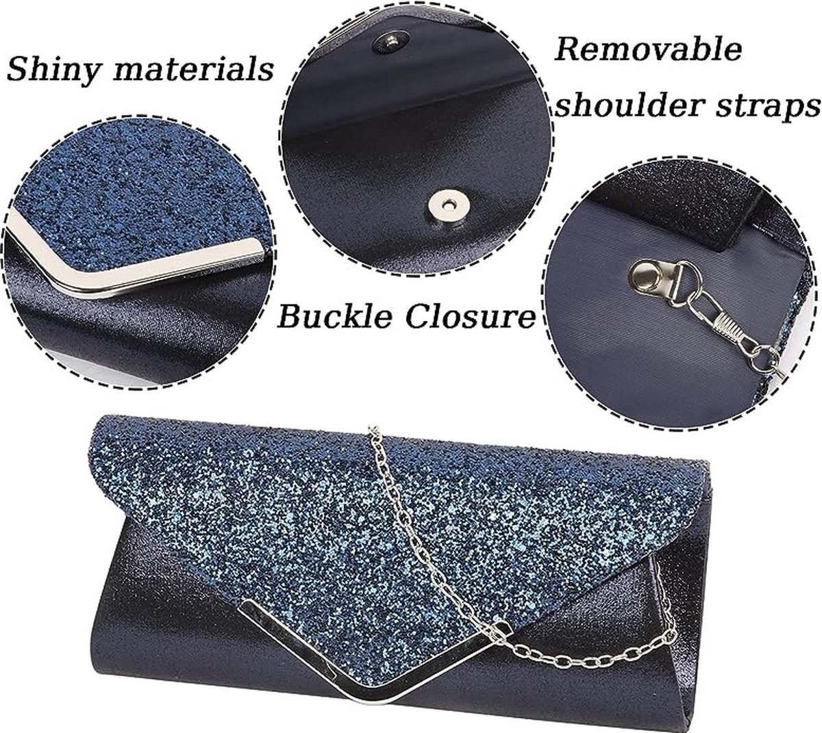 Milky Way Pochette Enveloppe Soirée Sac à Main Mariage En