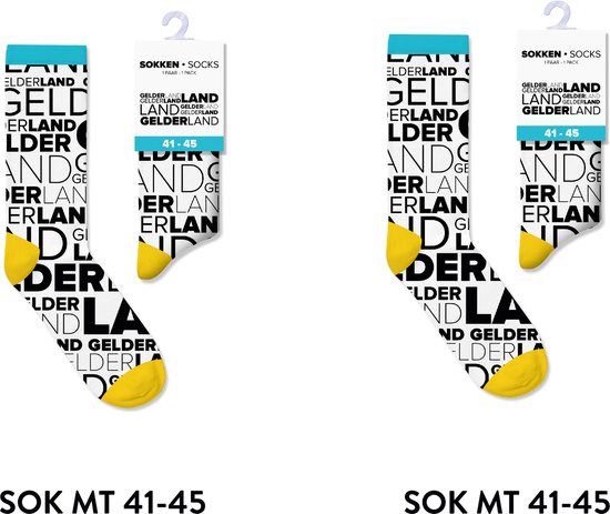 Gelderland sokken heren en dames - multipack 2 paar - cadeau voor man en vrouw