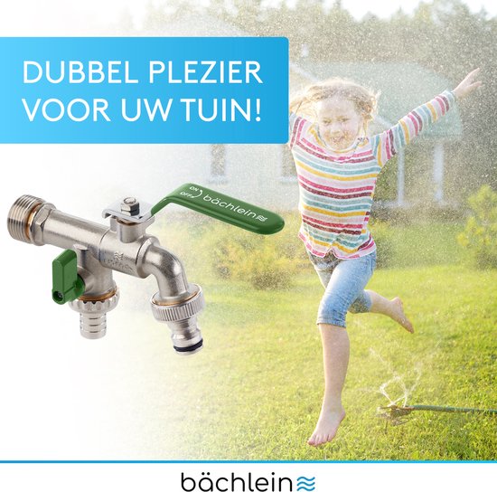 Bächlein Universele Douchekop - Douchekop Met 3 Straalsoorten Eenvoudig Te Verwisselen Met Praktische Drukknop   Vierkante Douchekop Chroom   Handdouche Met Standaard G 1 2 Aansluitmaat 1151661896