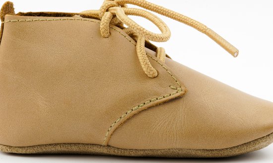 Bobux Soft Soles - Baby Slofjes Leer - Desert Lace Caramel - Maat 18 - Bobux